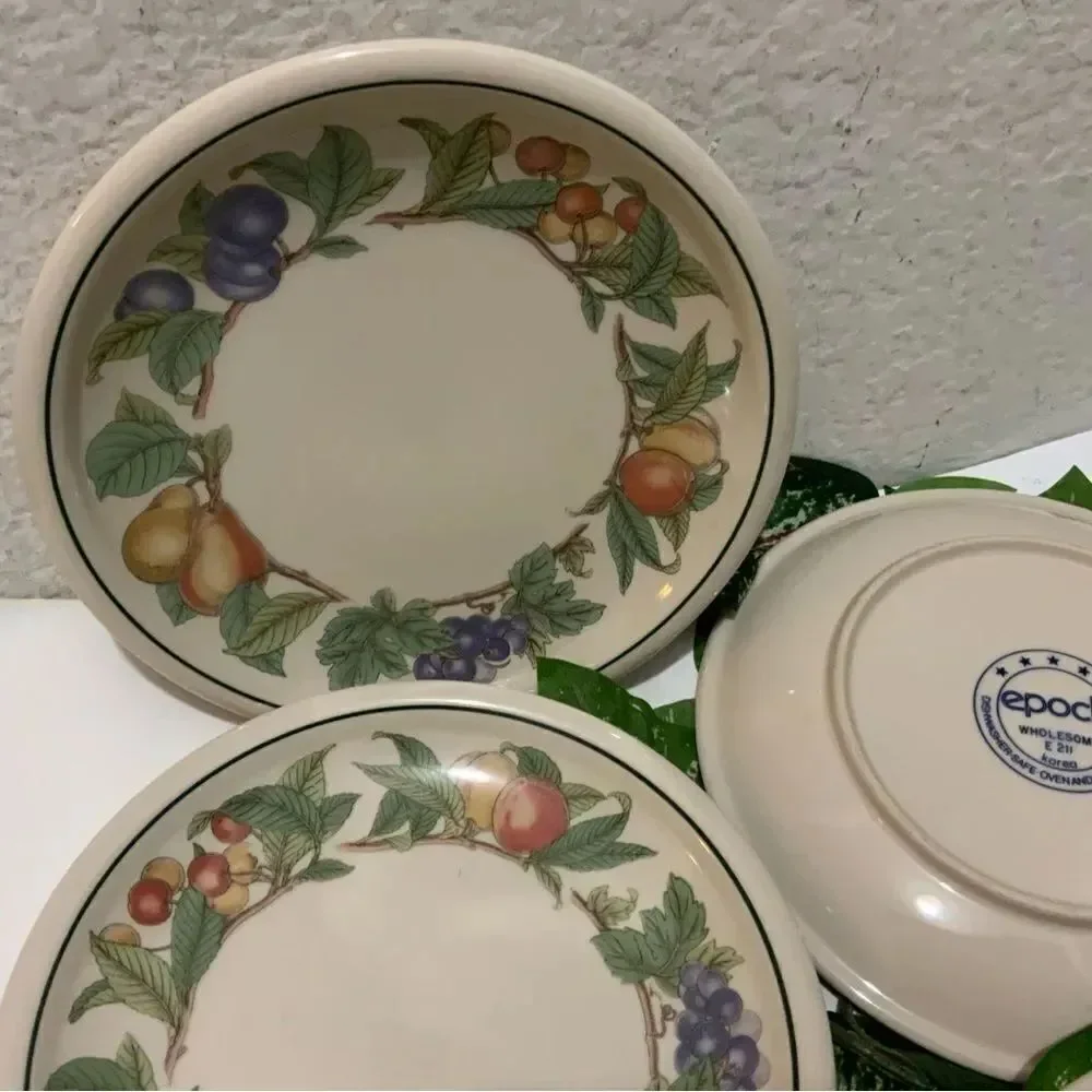 Epoch by Noritake Salad Plates 7.5”wholesome Korea E 211 Set Of 5 A14